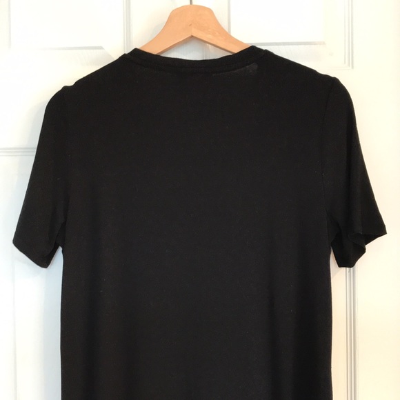 T-shirt dress with chest pocket, double layer - Picture 6 of 7